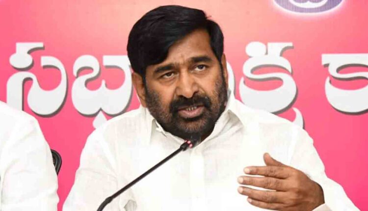 minister jagadees reddy fire on central govt