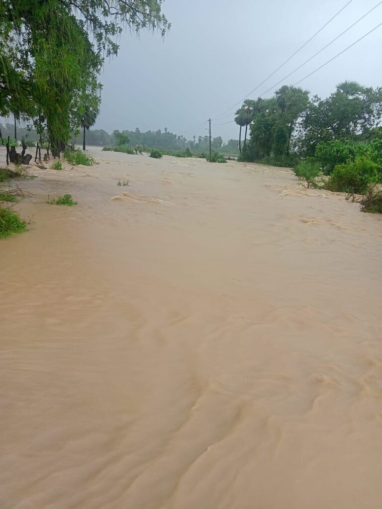heavy flood in charla