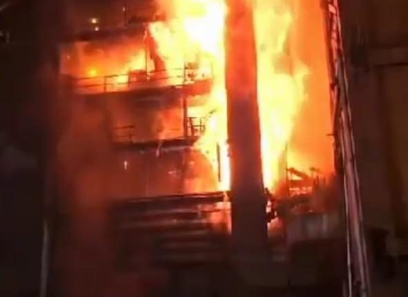 Fire at Ramagundam Genco Power Station