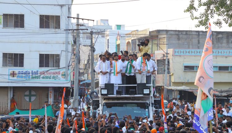 revanth reddy campaign in medak