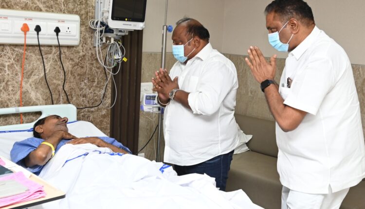 MLA and Mayor visited KCR