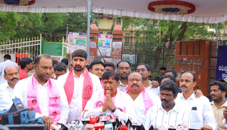 BRS MP candidate is Boinapally Vinod Kumar