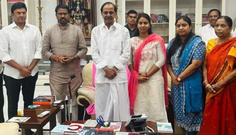 KCR is the leader who finalized the ticket for Lasya's sister
