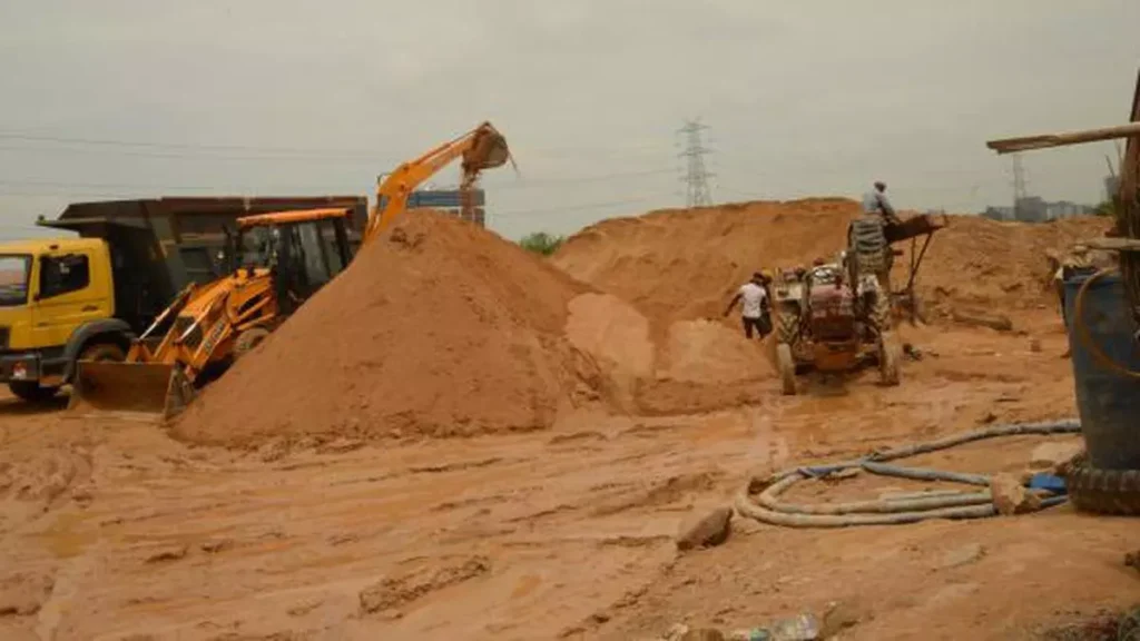 khammam politican sand scam